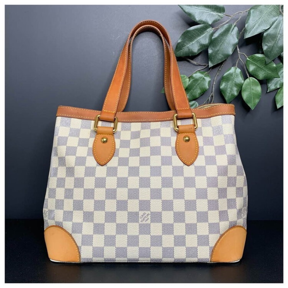 LOUIS VUITTON • DAMIER AZUR HAMPSTEAD PM BAG - Picture 6 of 13